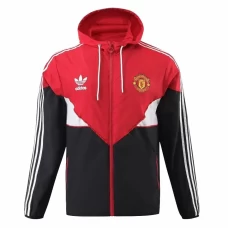 Manchester United Mens Training All Weather Soccer Jacket Red 2023