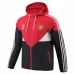 Manchester United Mens Training All Weather Soccer Jacket Red 2023