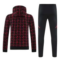 Manchester United FC Men's Pre Match Training Hooded Sweat Soccer Tracksuit 2024