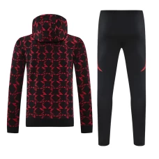 Manchester United FC Men's Pre Match Training Hooded Sweat Soccer Tracksuit 2024