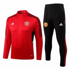 Manchester United Mens Red Training Technical Football Tracksuit 2022-23