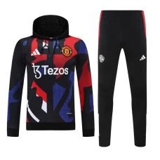 Manchester United FC Men's Training Hooded Sweat Soccer Tracksuit 2024