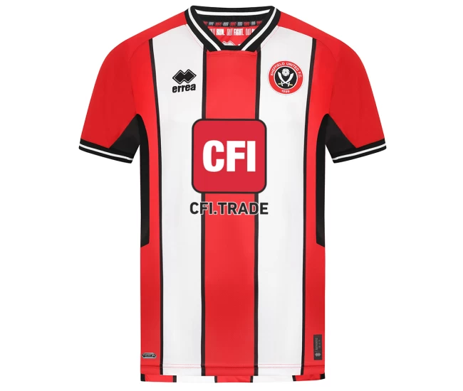 Sheffield United FC Men's Home Soccer Jersey 2023-24