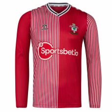 Southampton FC Men's Long Sleeve Home Soccer Jersey 2023-24