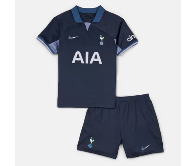 Tottenham Hotspur Kid's Away Soccer Kit 2023-24