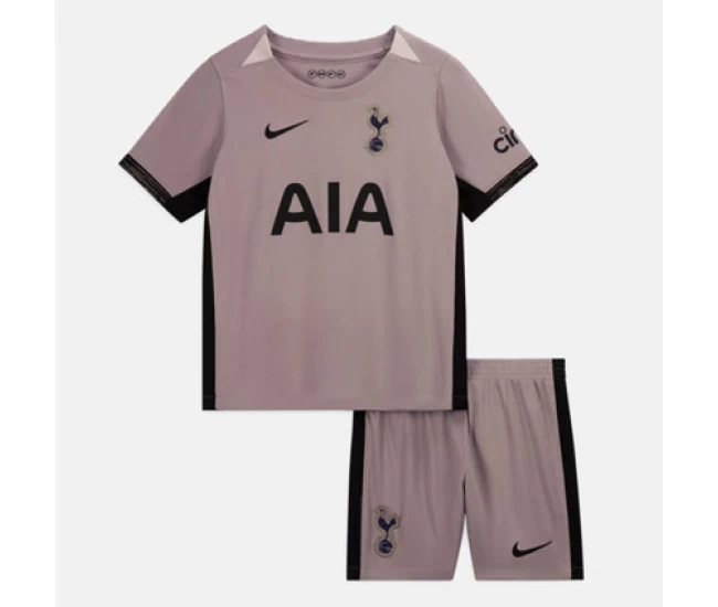 Tottenham Hotspur Kid's Third Soccer Kit 2023-24