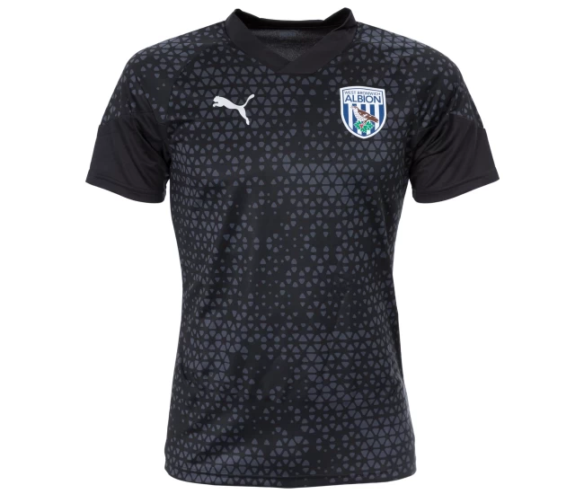 West Bromwich Albion Fc Men's Black Training Soccer Jersey 2023-24