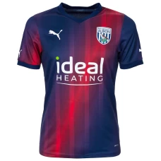 West Bromwich Albion Fc Men's Navy Away Soccer Jersey 2023-24