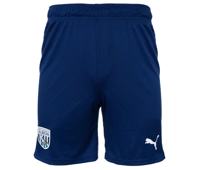 West Bromwich Albion Fc Men's Navy Away Soccer Shorts 2023-24