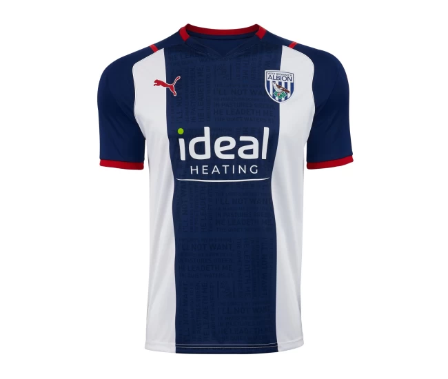 West Bromwich Albion FC Home Soccer Jersey 2021-22