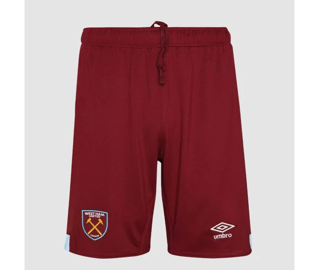 West Ham United Men's Home Soccer Shorts 2023-24