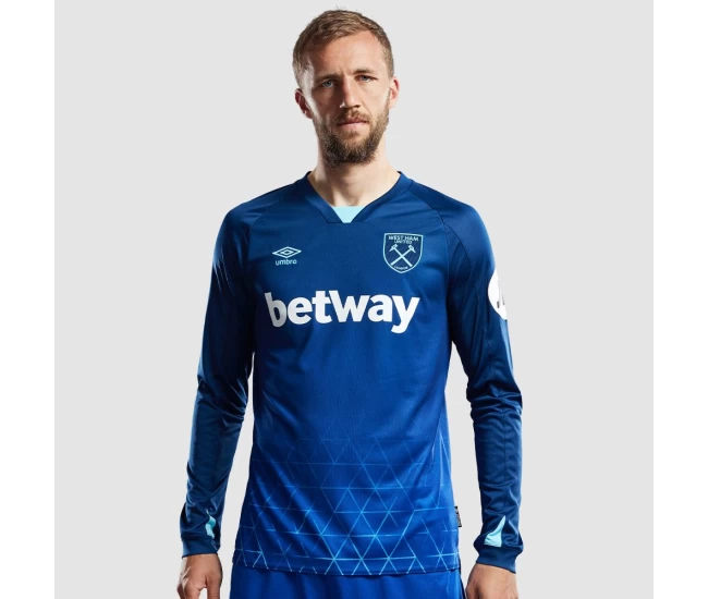 West Ham United Men's Long Sleeve Third Soccer Jersey 2023-24