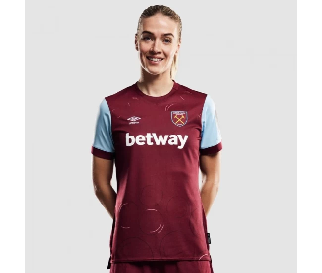 West Ham United Women's Home Soccer Jersey 2023-24