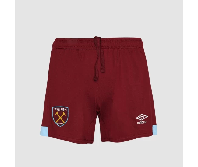 West Ham United Women's Home Soccer Shorts 2023-24