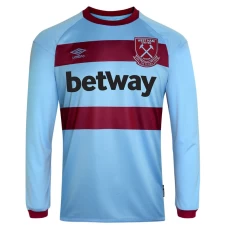 West Ham United Away Long Sleeve Soccer Jersey 2020 2021