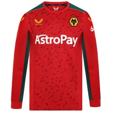 Wolverhampton Wanderers Men's Long Sleeve Away Soccer Jersey 2023-24