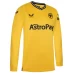 Wolverhampton Wanderers Men's Long Sleeve Home Soccer Jersey 2023-24