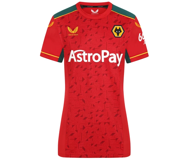 Wolverhampton Wanderers Women's Away Soccer Jersey 2023-24