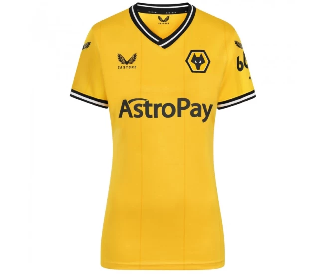 Wolverhampton Wanderers Women's Home Soccer Jersey 2023-24