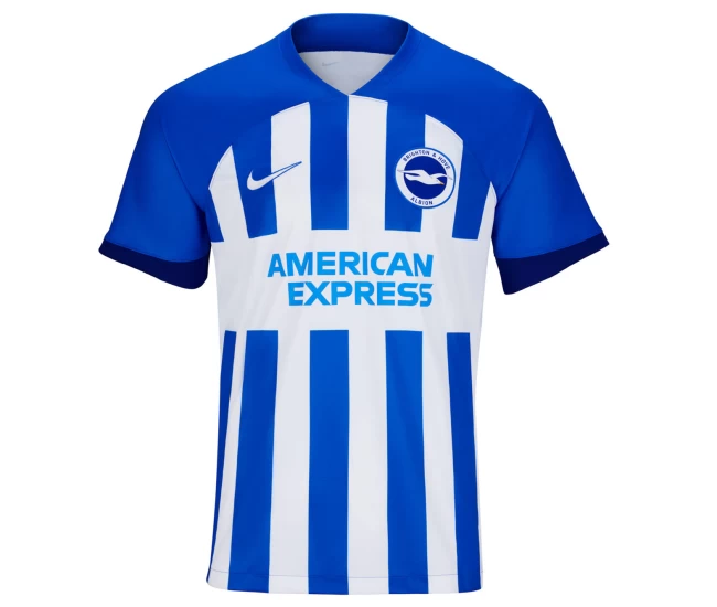 Brighton Hove Albion Men's Home Soccer Jersey 2023-24