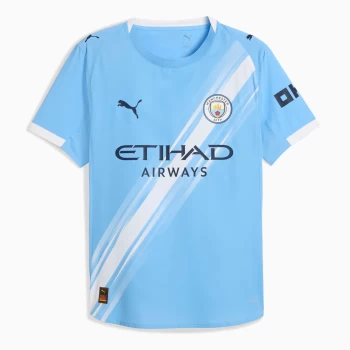 Manchester City Mens Home Soccer Jersey 2025-26