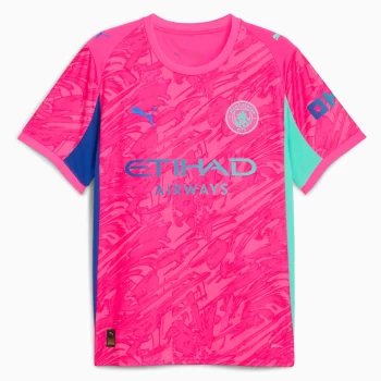 Manchester City Mens Goalkeeper Pink Jersey 2025-26