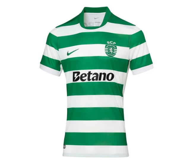 Sporting CP Mens Home Soccer Jersey 2025-26