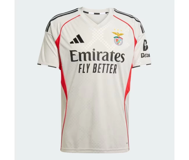 Benfica Mens Away Soccer Jersey 2025-26