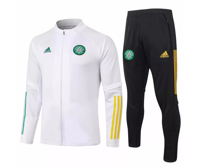 Celtic Technical Training Soccer Tracksuit White 2020 2021
