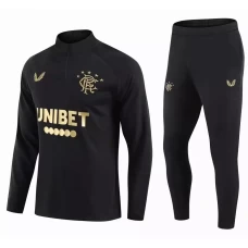 Rangers Soccer Technical Training Black Tracksuit 2021 2022