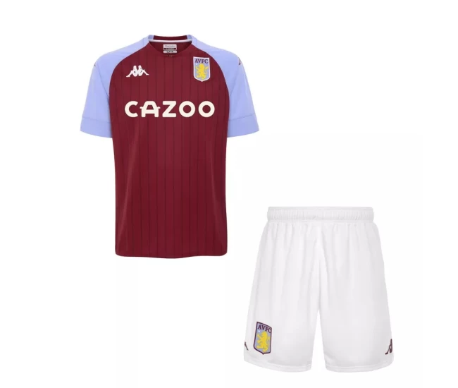 Aston Villa Home Kids Kit 2020 2021