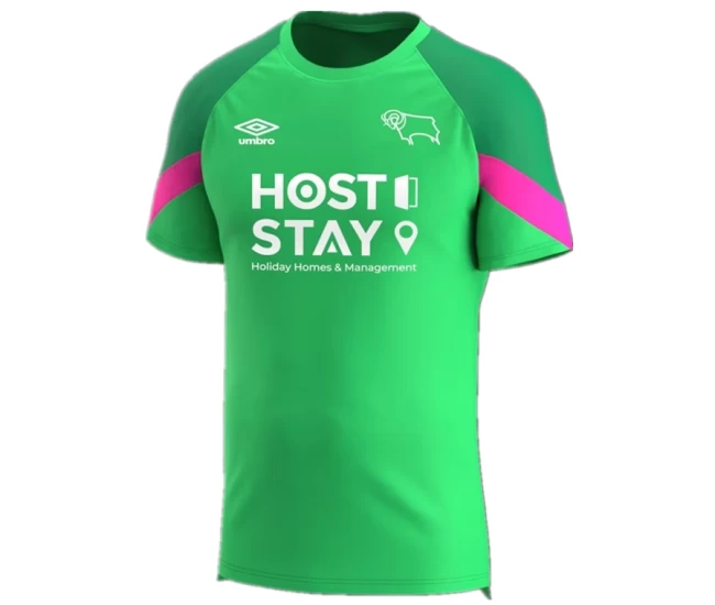 Derby County Green Goalkeeper Soccer Jersey 2023-24