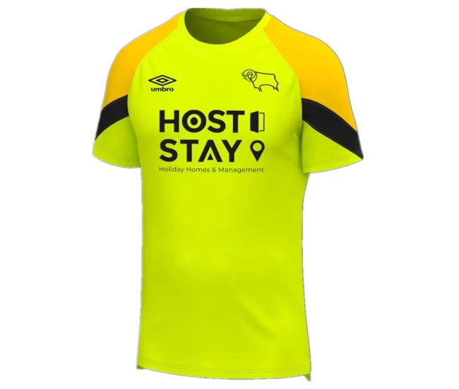 Derby County Yellow Goalkeeper Soccer Jersey 2023-24