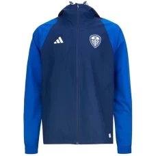 Leeds United Player Pre Match Training Soccer Jacket 2023-24