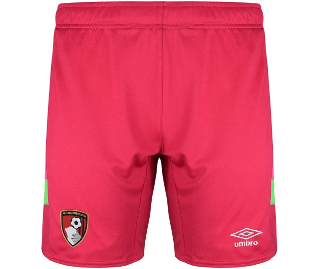 AFC Bournemouth Pink Goalkeeper Soccer Shorts 2023-24