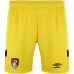 AFC Bournemouth Yellow Goalkeeper Soccer Short 2023-24