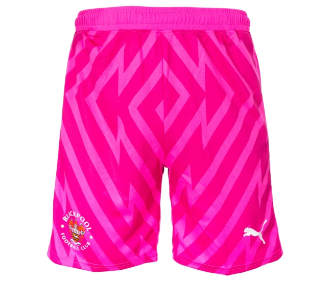 Blackpool Fc Goalkeeper Away Soccer Shorts 2023-24