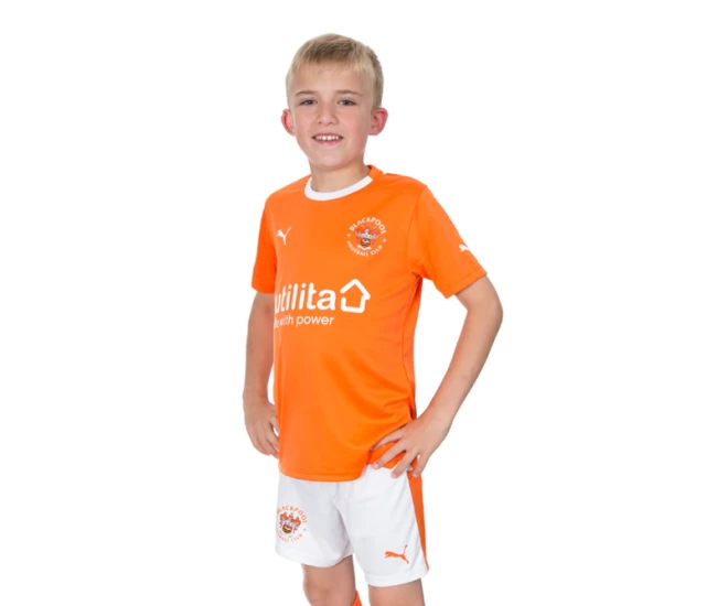 Blackpool Fc Kid Home Soccer Kit 2023-24