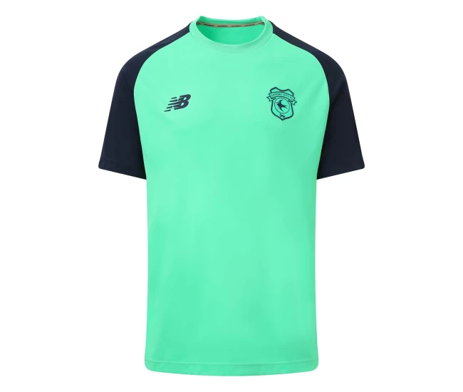 Cardiff City Men's Green Training Soccer Jersey 2023-24