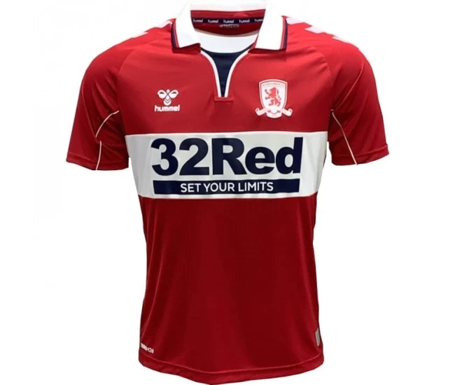 Middlesbrough Home Soccer Jersey 2020 2021