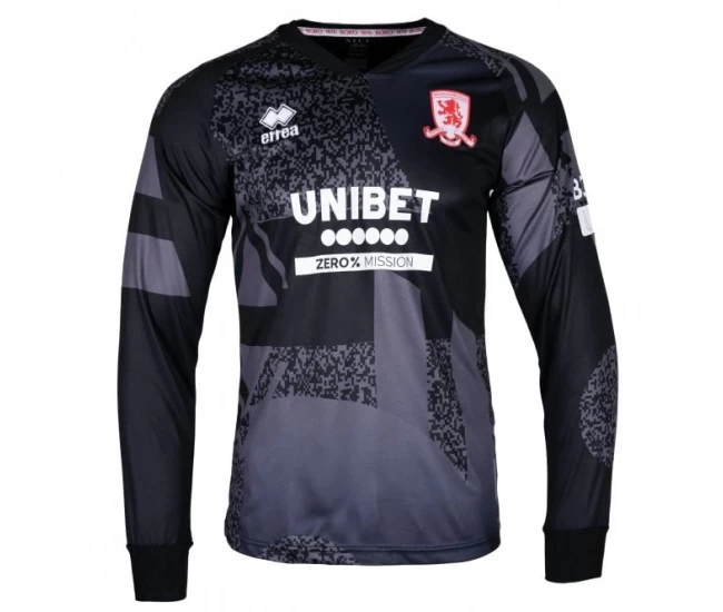 Middlesbrough FC Men's Black Goalkeeper Soccer Jersey 2023-24