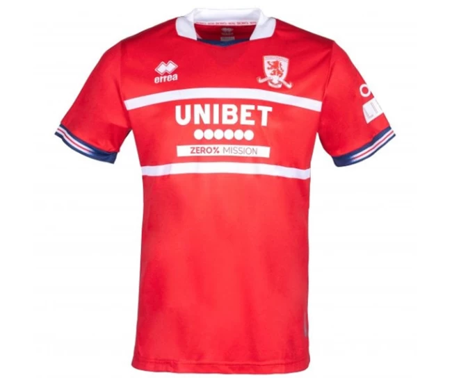 Middlesbrough FC Men's Home Soccer Jersey 2023-24