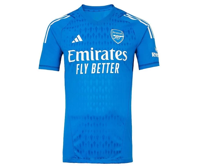 Arsenal Blue Goalkeeper Soccer Jersey 2023-24