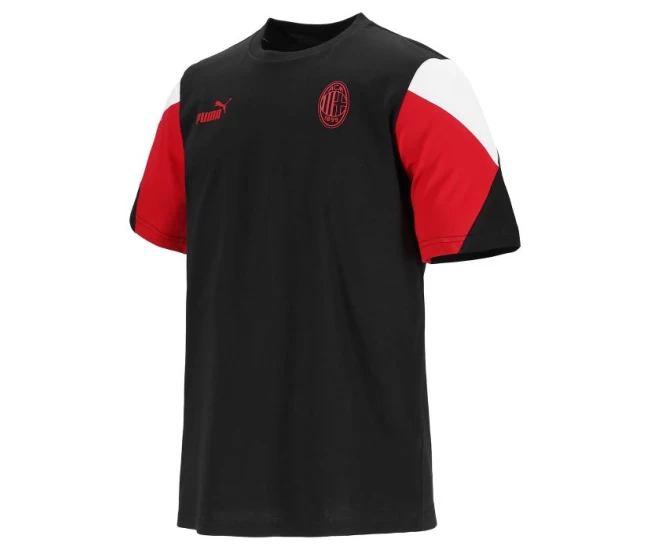 AC Milan Short Training Soccer Jersey Black 2021-22