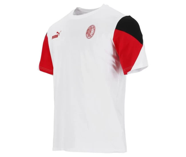 AC Milan Short Training Soccer Jersey White 2021-22