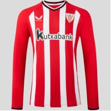Athletic Club Mens Long Sleeve Home Soccer Jersey 2023-24