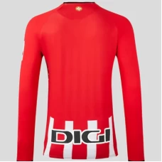 Athletic Club Mens Long Sleeve Home Soccer Jersey 2023-24
