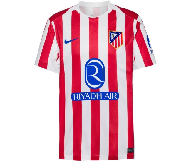 Atlético de Madrid Mens Home Soccer Jersey 2025