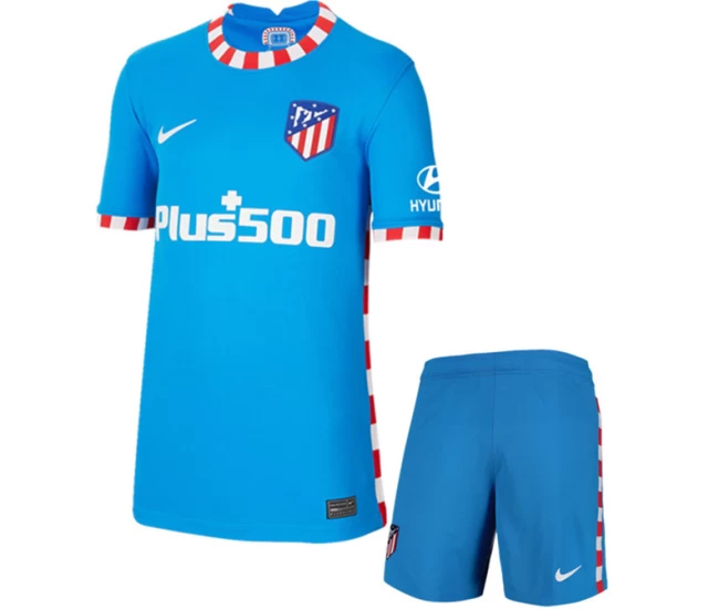 Atletico Madrid Third Kids Kit 2021-22