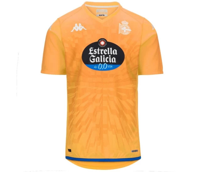 Deportivo La Coruña Mens Orange Goalkeeper Soccer Jersey 2023-24